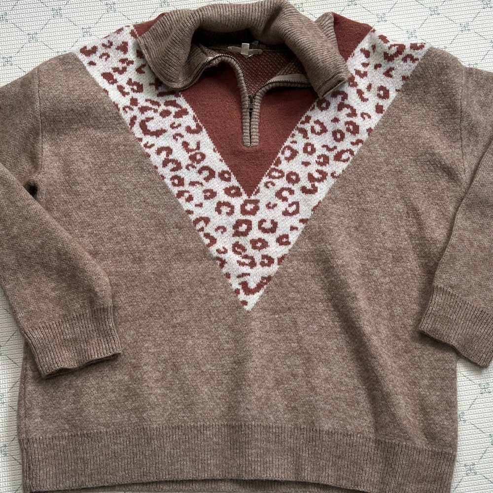 Leopard Print Sweater